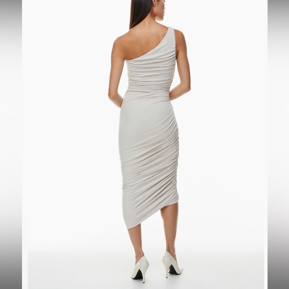 Vertigo MIDI Dress in Pearl - Picture 2 of 6